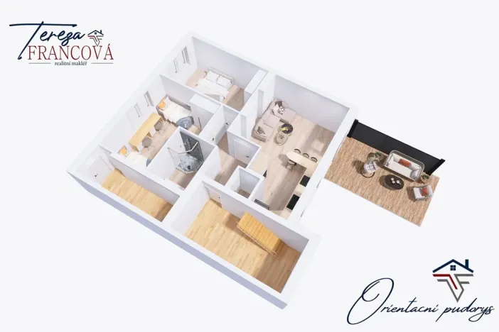 Prodej bytu 3+kk, Prostějov, Tyršova, 74 m2