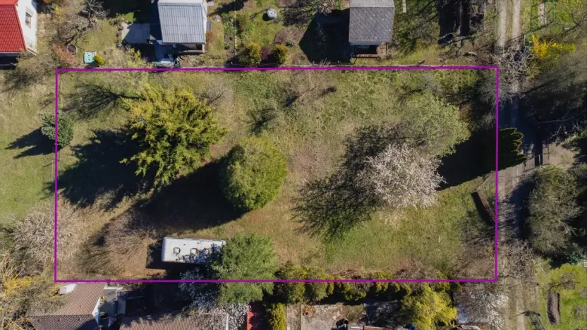 Prodej zahrady, Praha - Řeporyje, K Zadní Kopanině, 1182 m2