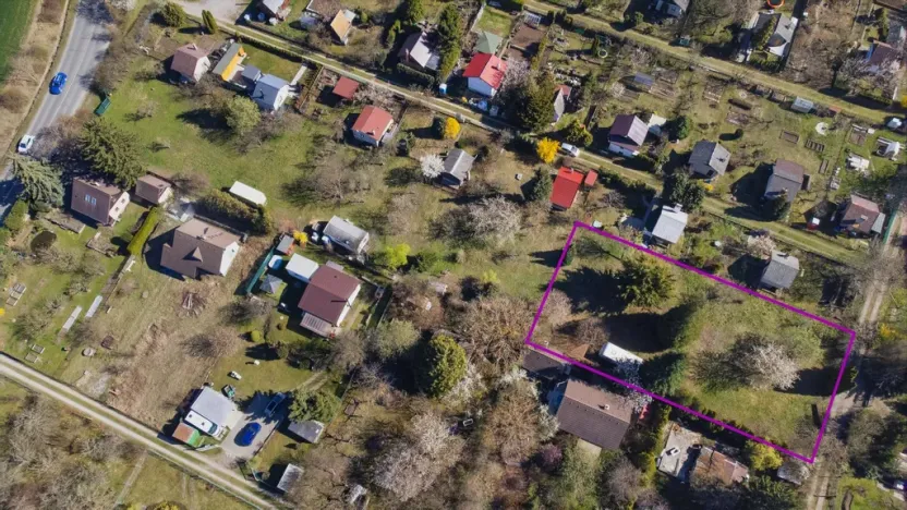 Prodej zahrady, Praha - Řeporyje, K Zadní Kopanině, 1182 m2