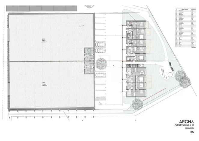 Pronájem skladu, Milčice, 1300 m2