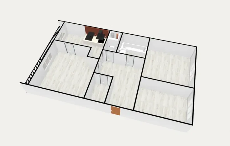 Pronájem bytu 3+1, Praha - Stodůlky, Hostinského, 71 m2