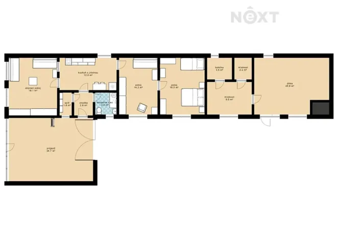 Prodej rodinného domu, Dolní Bukovsko, V Hliníku, 75 m2