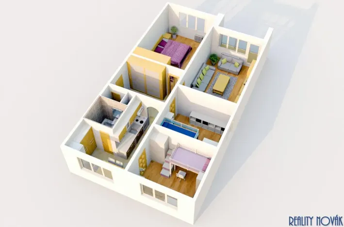 Prodej bytu 4+1, Praha - Kamýk, Špirkova, 84 m2