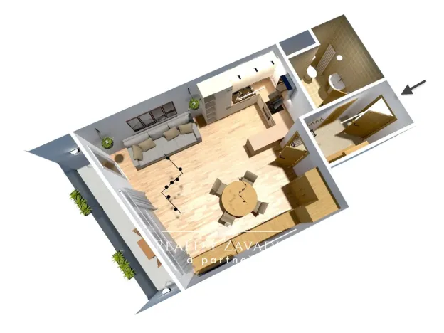 Prodej bytu 1+kk, Praha - Hostivař, Bratislavská, 36 m2