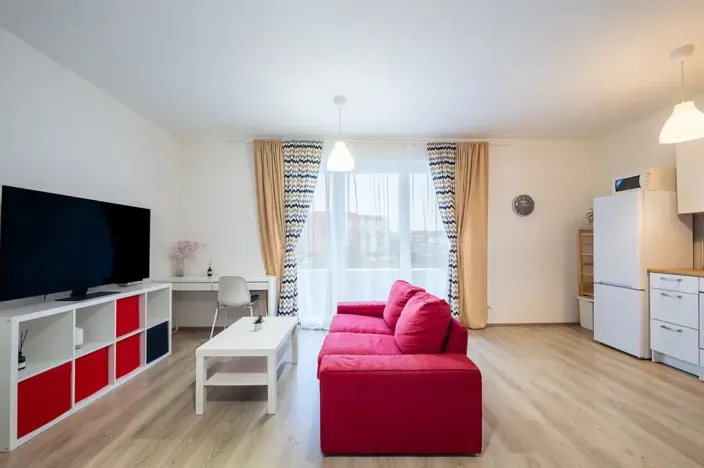 Pronájem bytu 1+kk, Praha - Letňany, Štanderova, 37 m2