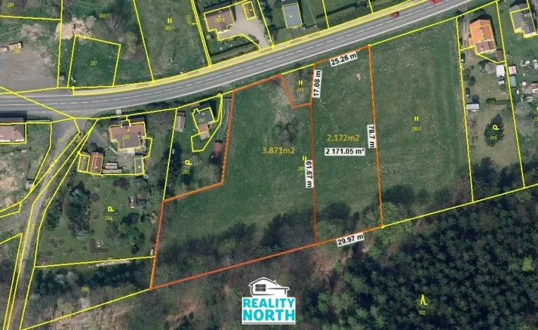 Prodej pozemku pro bydlení, Rybniště, 3658 m2