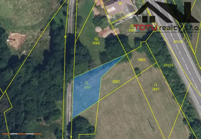 Prodej zahrady, Heřmanice - Slotov, 451 m2