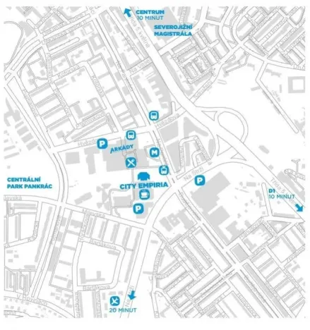 Pronájem obchodního prostoru, Praha - Krč, Na strži, 554 m2