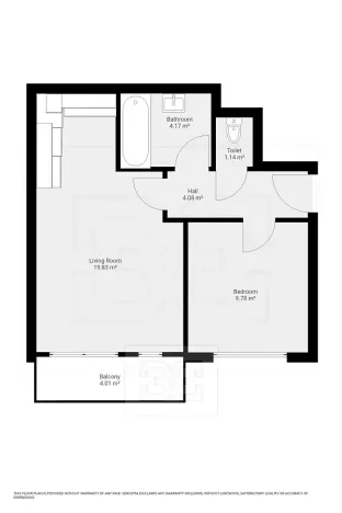 Pronájem bytu 2+kk, Praha - Hostivař, Bratislavská, 43 m2