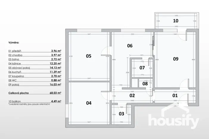 Prodej bytu 3+1, Znojmo, Dukelských bojovníků, 72 m2