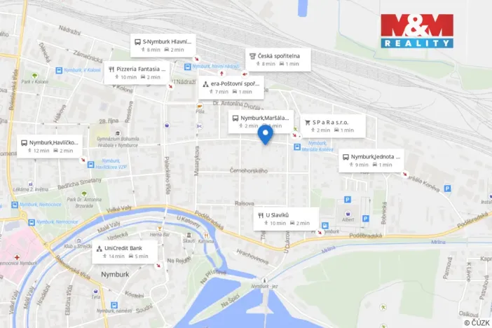 Pronájem kanceláře, Nymburk, Maršála Koněva, 12 m2