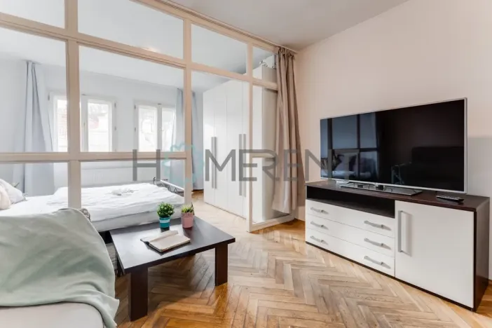 Pronájem bytu 1+1, Praha - Smíchov, Plzeňská, 45 m2