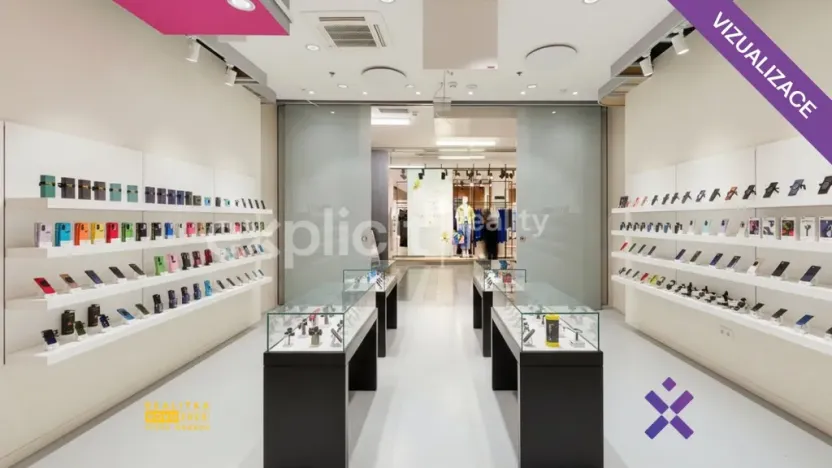 Pronájem obchodního prostoru, Zlín, náměstí Míru, 55 m2