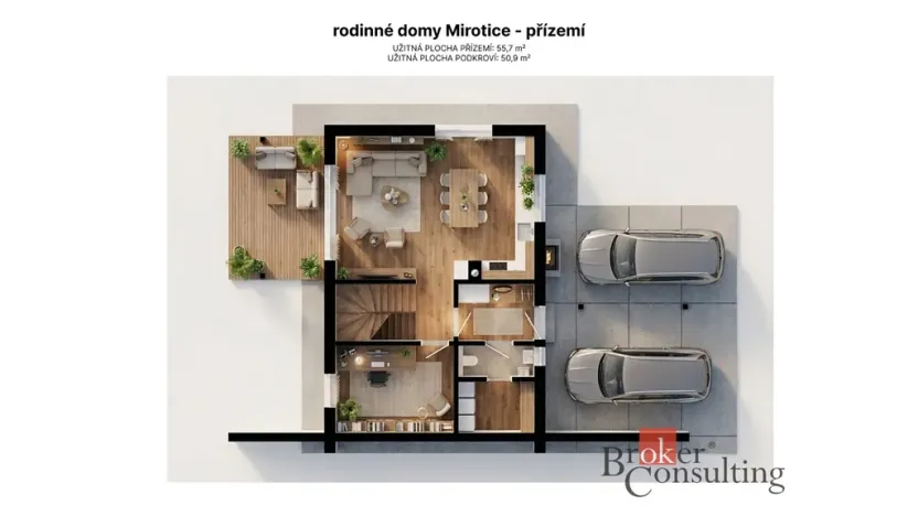 Prodej rodinného domu, Mirotice, K Miškovci, 105 m2