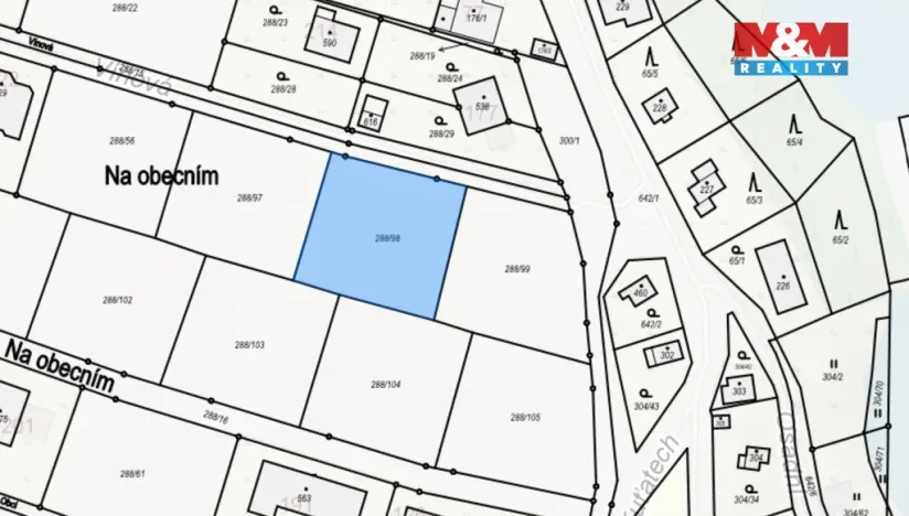 Prodej pozemku pro bydlení, Březí, 1004 m2