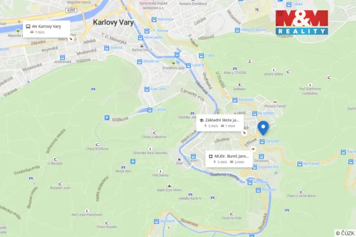 Prodej garáže, Karlovy Vary, 17 m2