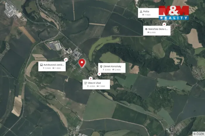 Prodej pozemku pro bydlení, Korozluky, 1500 m2