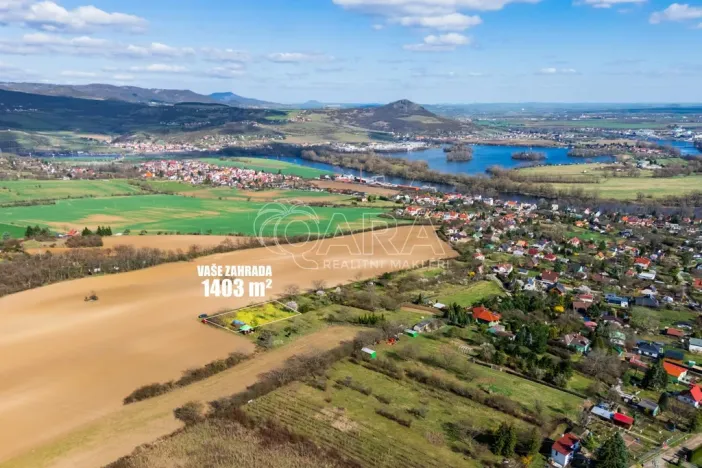 Prodej zahrady, Lhotka nad Labem, 1403 m2