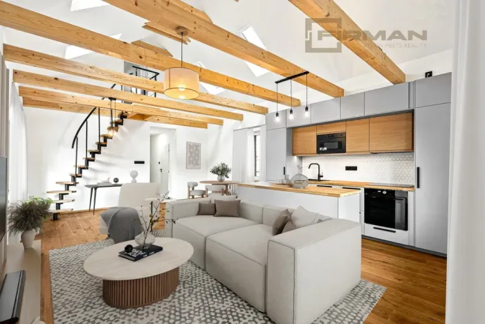 Prodej atypického bytu, Praha - Zbraslav, Elišky Přemyslovny, 110 m2