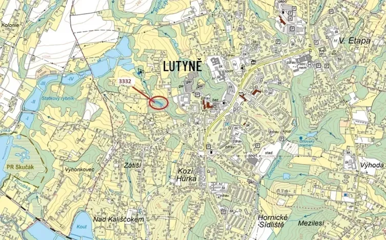 Dražba pozemku, Orlová, 3555 m2