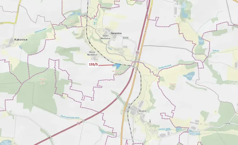 Dražba lesa, Nerestce, 11172 m2