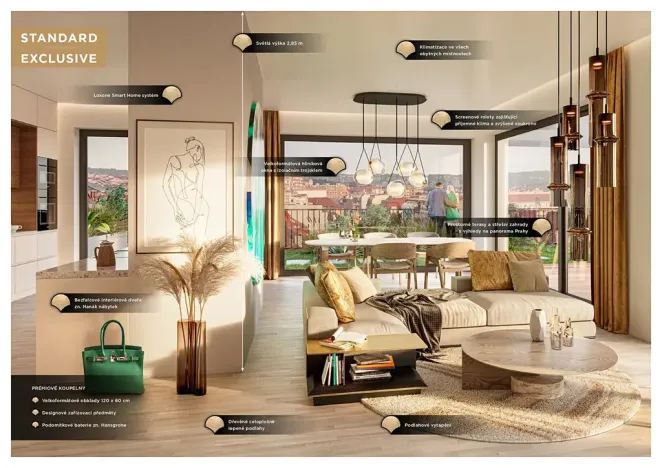 Prodej bytu 3+kk, Praha - Holešovice, V háji, 105 m2