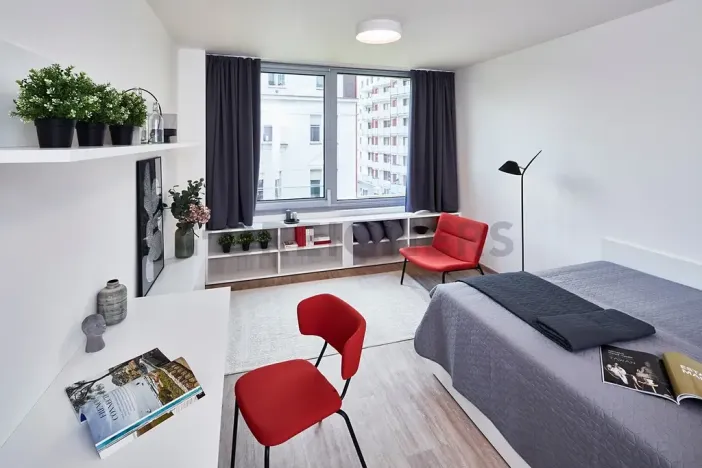 Pronájem bytu 1+kk, Praha - Libeň, Kurta Konráda, 33 m2