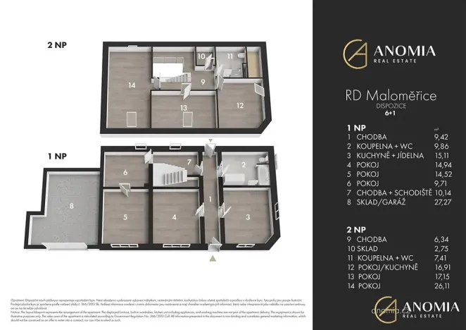 Prodej rodinného domu, Brno, Proškovo náměstí, 152 m2