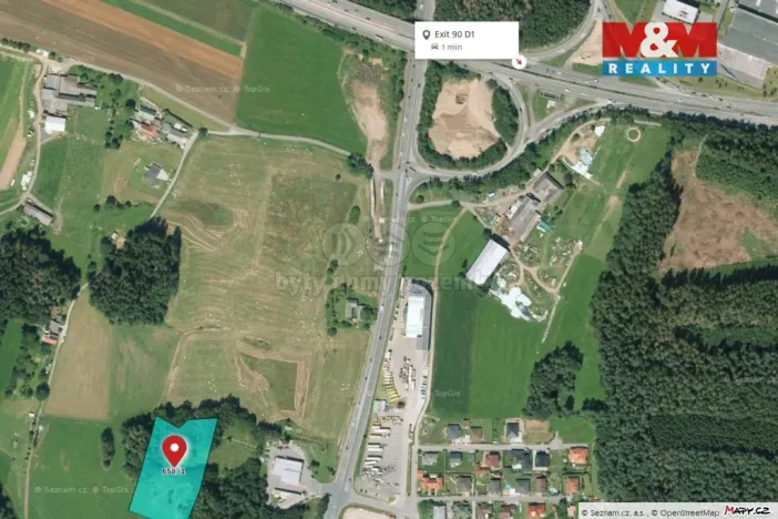 Prodej komerčního pozemku, Vystrkov, 11500 m2