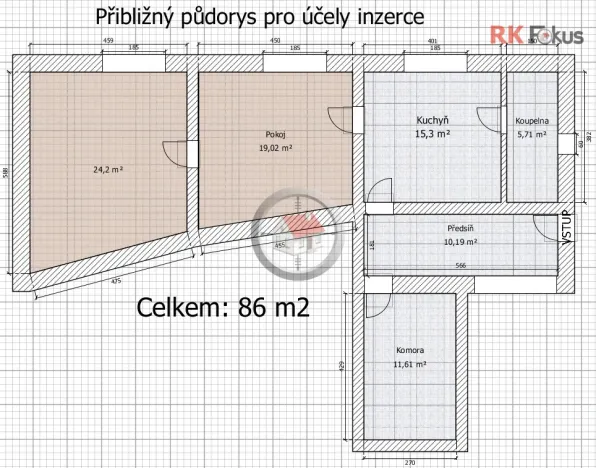 Prodej rodinného domu, Račice, 122 m2