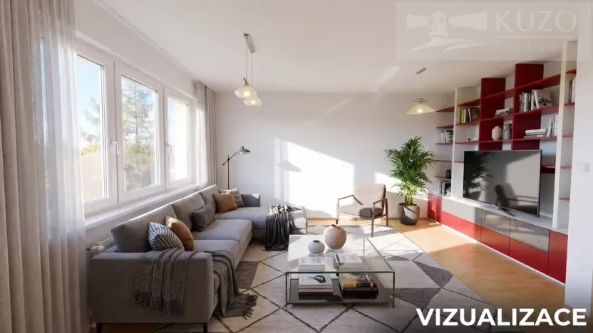 Pronájem bytu 2+kk, Praha, Oravská, 51 m2