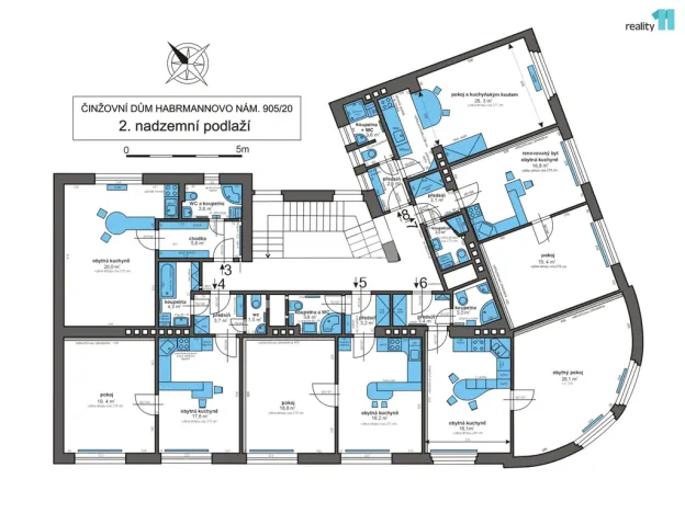 Prodej činžovního domu, Plzeň - Doubravka, Habrmannovo náměstí, 1343 m2