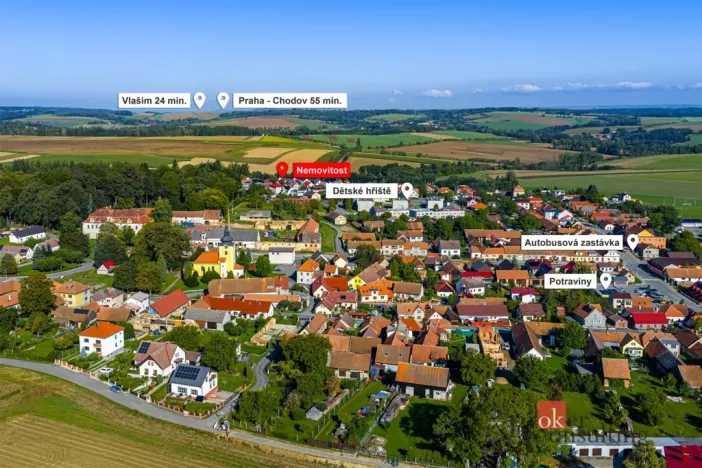 Prodej rodinného domu, Košetice, Nad Kachlířkou, 305 m2