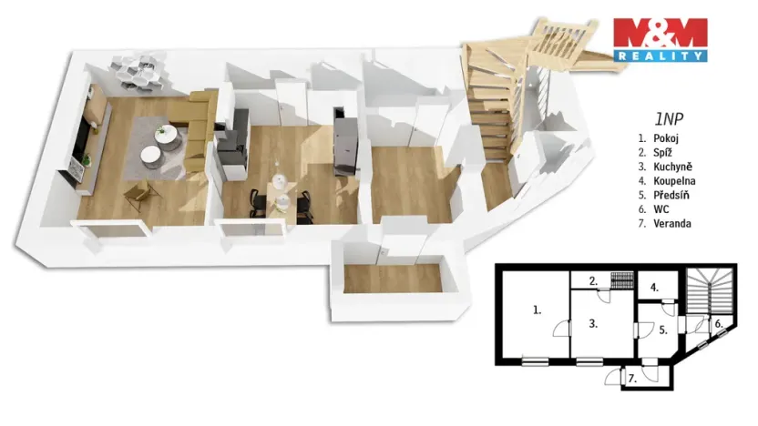 Prodej rodinného domu, Divišov, Na Malé Straně, 106 m2