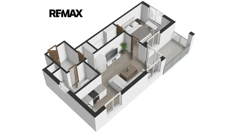 Prodej bytu 2+kk, Praha - Hlubočepy, Hugo Haase, 55 m2