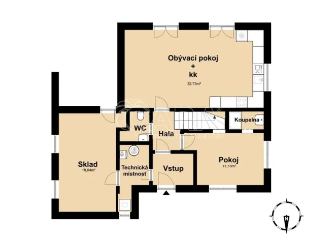 Prodej chalupy, Okrouhlo, 140 m2