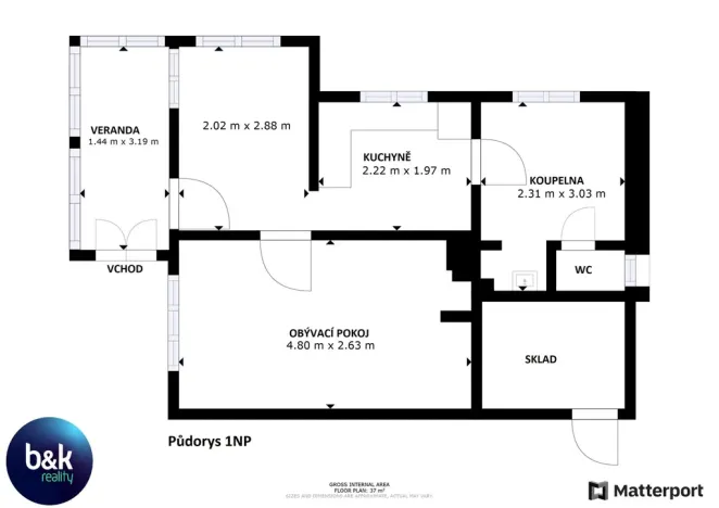 Prodej chaty, Beroun - Beroun-Závodí, V Kotlině, 37 m2