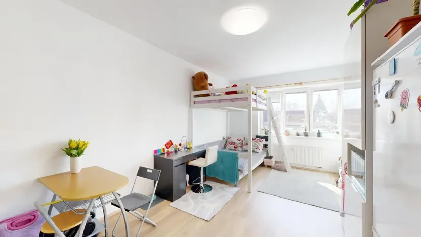 Prodej bytu 1+kk, Šestajovice, Komenského, 32 m2