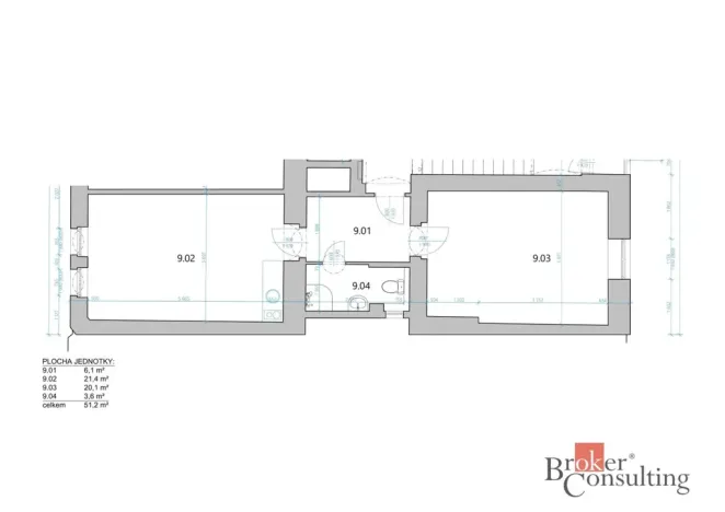 Prodej bytu 2+kk, Praha - Žižkov, Hartigova, 67 m2