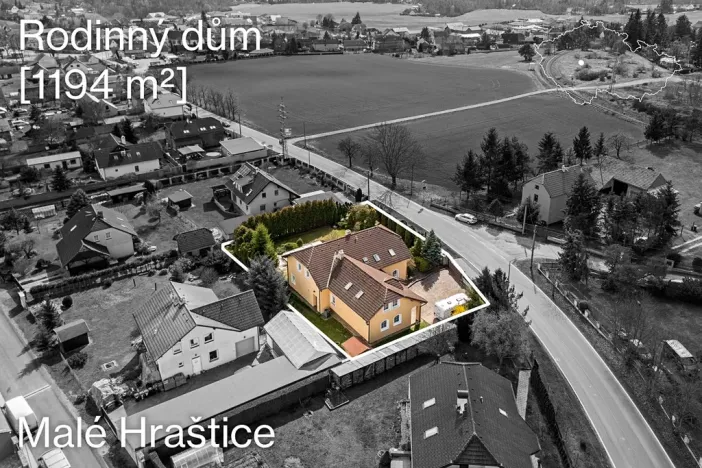 Prodej rodinného domu, Malá Hraštice, 317 m2