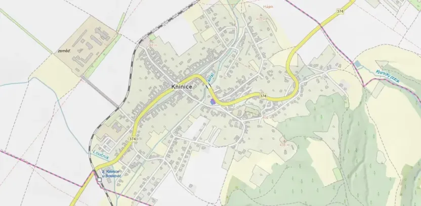 Prodej pozemku pro bydlení, Knínice, 1660 m2