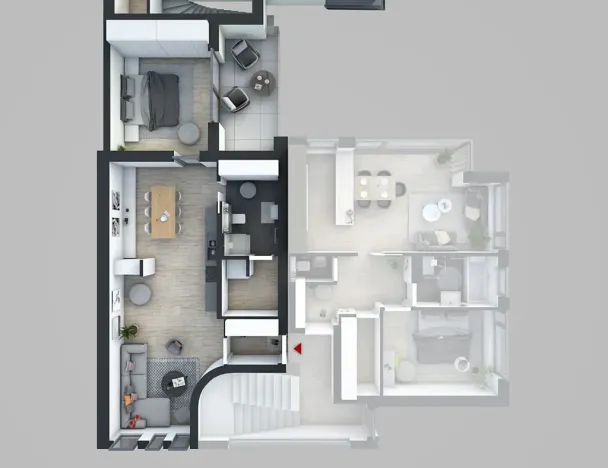 Pronájem bytu 2+kk, Praha - Zličín, Na Radosti, 70 m2