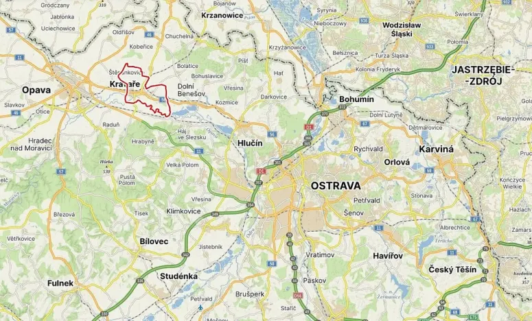 Prodej pozemku, Kravaře, 2873 m2