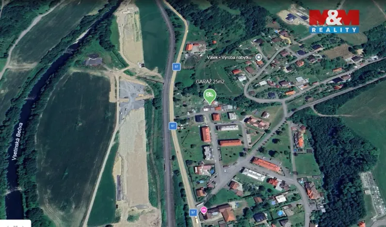 Prodej garáže, Jablůnka, 25 m2