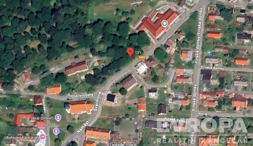 Prodej pozemku pro bydlení, Horní Planá, Švermova, 1181 m2