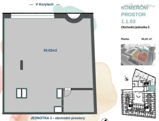 Pronájem obchodního prostoru, Praha - Strašnice, Průběžná, 95 m2