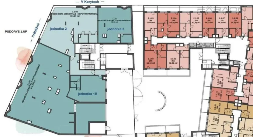 Pronájem obchodního prostoru, Praha - Strašnice, Průběžná, 95 m2