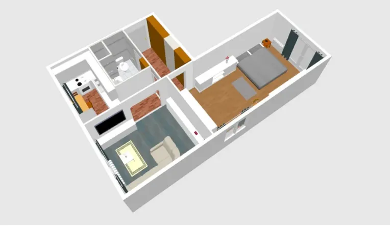 Pronájem bytu 2+1, Most, Jaroslava Vrchlického, 55 m2