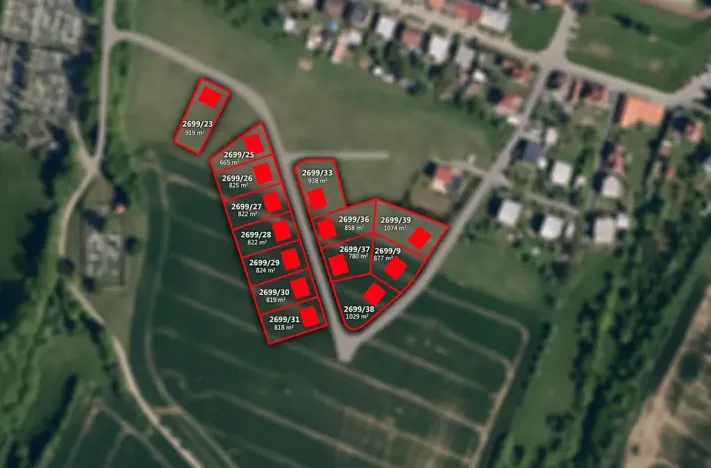 Prodej pozemku pro bydlení, Želechovice nad Dřevnicí, Pod Stráží, 780 m2