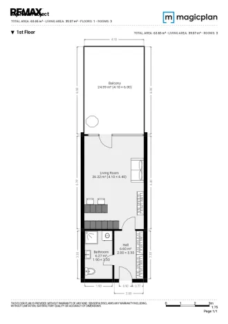 Pronájem bytu 1+kk, Praha - Záběhlice, Na Slatince, 39 m2